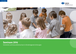 Seminare 2016 - Unfallkasse Hessen