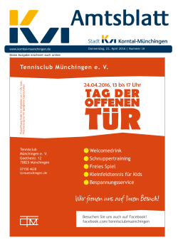 Amtsblatt KW 16/2016 - Korntal