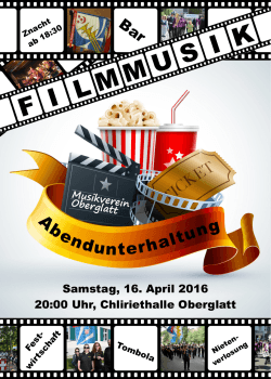 filmmusik - Musikverein Oberglatt