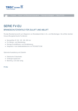 serie fv-eu - TROX HESCO Schweiz AG