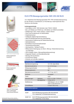 DUO-PIR-Bewegungsmelder IMD 250 AM BUS