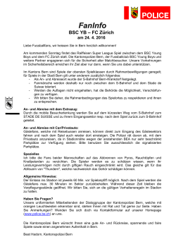 FanInfo - Kantonspolizei Bern