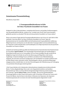 im Fokus: Psychische Gesundheit von Frauen