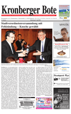 Stadtverordnetenversammlung mit Fehlzündung – Knoche gewählt
