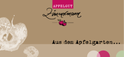 Hausprospekt - Apfelgut Zimmermann