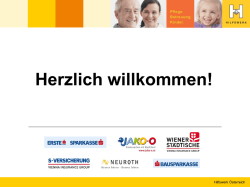 Herzlich willkommen!