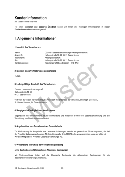 Kundeninformation