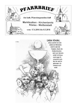 Pfarrbrief - ST-Wolfgang Marktleuthen