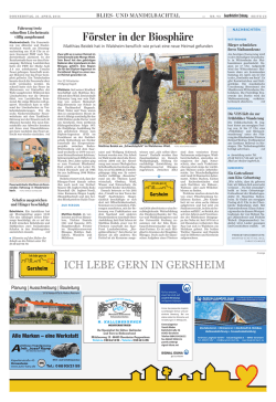 ICH LEBE GERN IN GERSHEIM