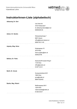 InstruktorInnen-Liste (alphabetisch)