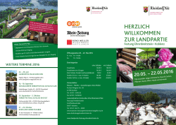 Flyer Landpartie 05-2016 - Die Festung Ehrenbreitstein