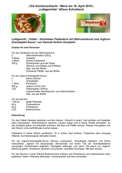 Fatteh - Geröstetes Fladenbrot mit Hähnchenbrust & Joghurt