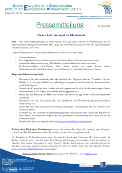 Pressemitteilung