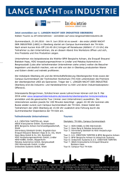 Informationen gibt es hier im PDF-Format - Oberberg