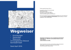 Wegweiser - Evangelisches Dekanat Darmstadt