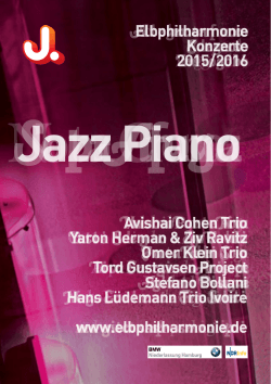 Programmheft »Jazz Piano