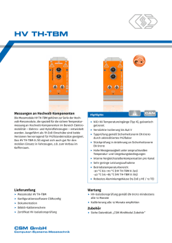HV TH-TBM - CSM GmbH