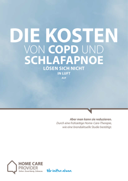 VON COPD UND SCHLAFAPNOE