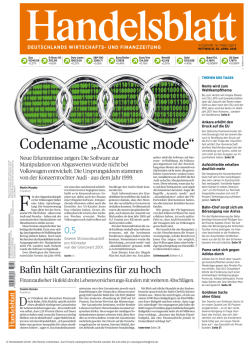 Handelsblatt - Die Onleihe