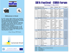 Festival-Flyer - Video Filmclub Riehen