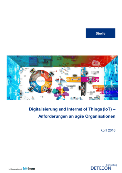 Digitalisierung und Internet of Things (IoT)