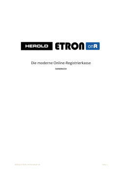 Handbuch - HEROLD ETRON onR