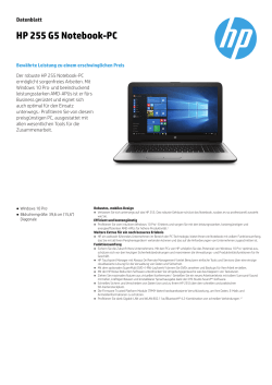 HP 255 G5 Notebook-PC