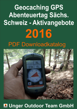 Geocaching GPS Abenteuertag Sächs. Schweiz