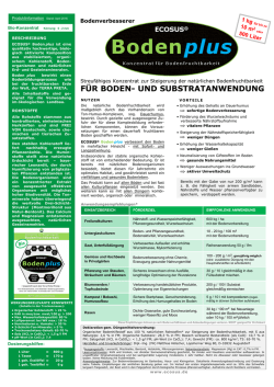 ECOSUS Bio-Bodenverbesserer