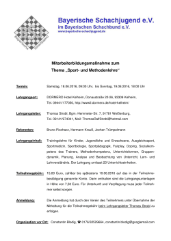 18.-19.06.2016 - Schachklub Kelheim 1920