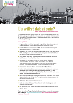 Informationen f&uuml;r Jugendliche