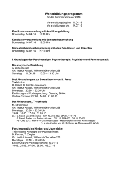 INSTITUT F&Uuml;R PSYCHOANALYSE UND PSYCHOTHERAPIE ( DPG)