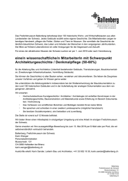 eine/n wissenschaftliche/n MitarbeiterIn mit