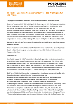 IT-Recht - Windows Server Schulungen - PC