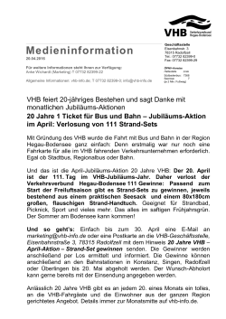 Medieninformation - SBG SüdbadenBus GmbH
