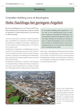 Immobilienreport Metropolregion (Auszug) - S