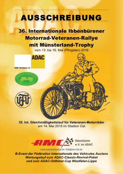 Offizielle Ausschreibung (2016) - Int. Ibbenbürener Motorrad