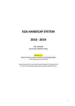 ega handicap system 2016 - 2019