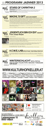 2013 - kulturhof:keller Villach