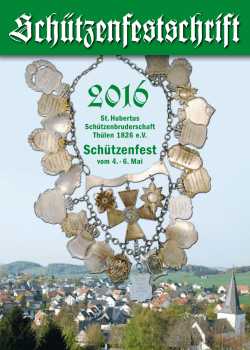 Festschrift 2016 - Schützenbruderschaft Thülen