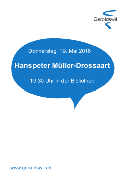 2016.5.19 Hanspeter Müller