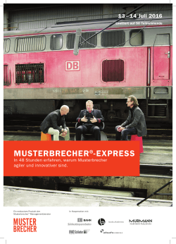 Broschüre Musterbrecher-Express