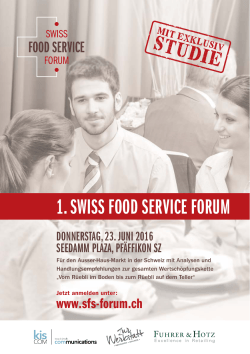 1. SwiSS Food Service Forum