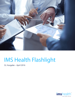 IMS Health Newsletter Flashlight Ausgabe 51