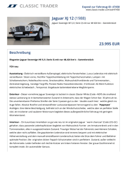 Jaguar XJ 12 (1988) 23.995 EUR