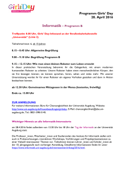 Informatik - Programm B