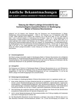 Jahrgang 32 - Universit&auml;t Freiburg