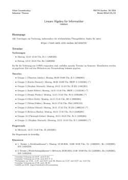 Infoblatt