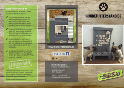 Hundefutterstand.de Flyer 2016