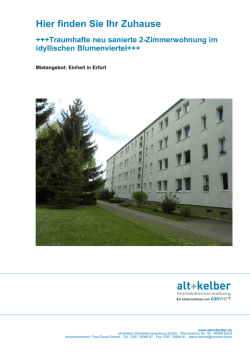Hier finden Sie Ihr Zuhause
